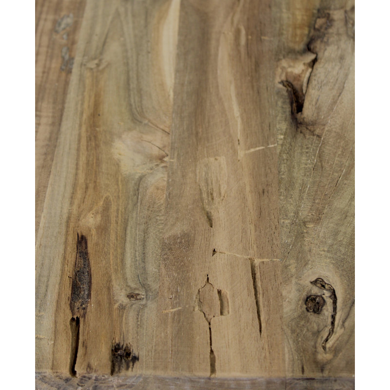 Yellow Pine Solid Wood Accent Stool