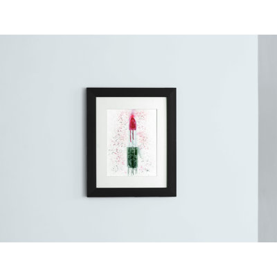 Red Lipstick - Single Picture Frame Print