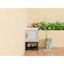 Petit meuble-lavabo de 20 po avec lavabo et robinet d'eau chaude et froide, armoire de salle de bain autoportante avec lavabo en céramique, rangement pour salle de bain avec 1 porte et tablette ouverte en fer-66956520