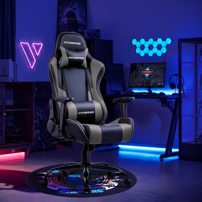 Lucklife Adjustable Headrest and Reclining PC & Racing Game Chair
