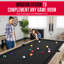 GoSports 8 ft Pool Table with Rustic Wood Finish-92617185-92617186