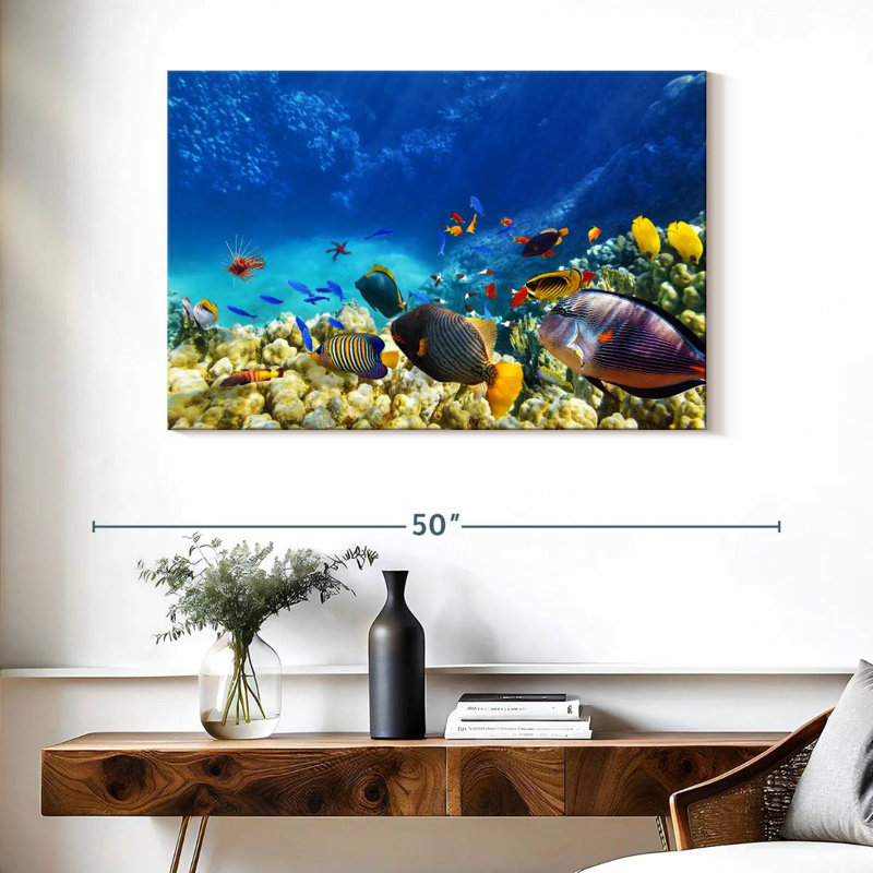 Brampt Marine Life, 26" H x 39" W