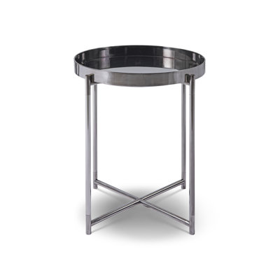 Amaani Tray Top Cross Legs End Table