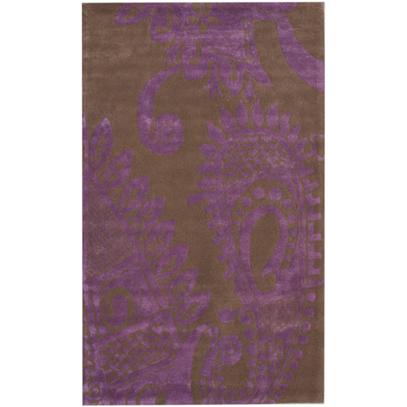 Tapis brun Jacieon, Rectangle 7 pi 7,2 po x 9 pi 6 po
