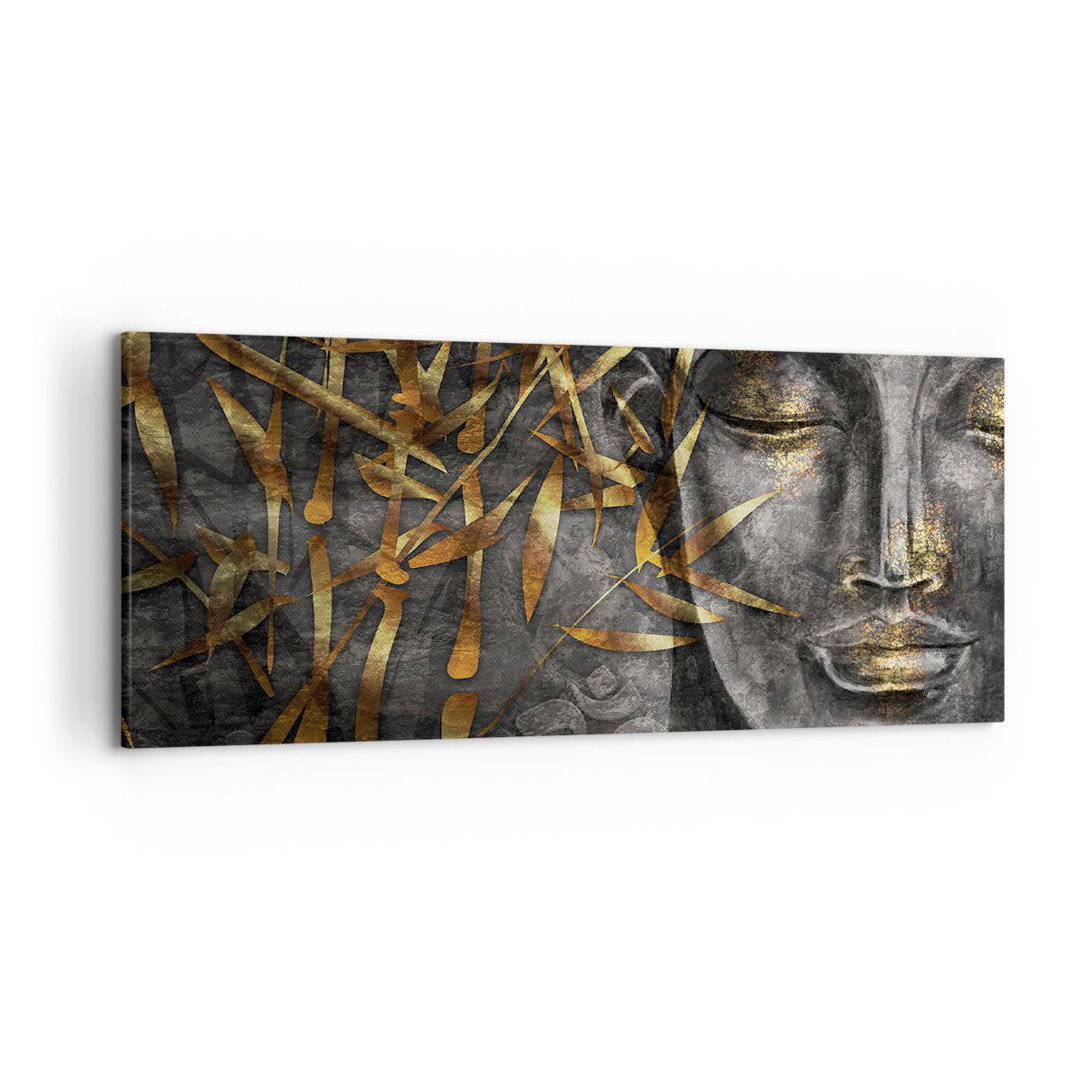 Leinwandbild Buddha Gold Bodhisattva