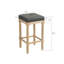 Ensemble de tabourets de comptoir en bois