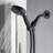 Oil-Rubbed Bronze Handheld Shower Head - 5 Mode Adjustable, Strong Spray Force, Easy To Install, With Hose Handheld, Good Heat Resistance, Spray,-121076952