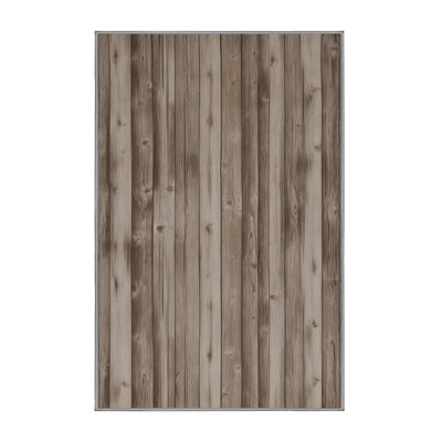 Washable Boardwalks Nautical Area Rug