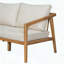Causeuse d'extérieur en bois d'acacia Westin