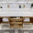 Glasgow 59'' Double Bathroom Vanity with Acrylic Top-1445395081