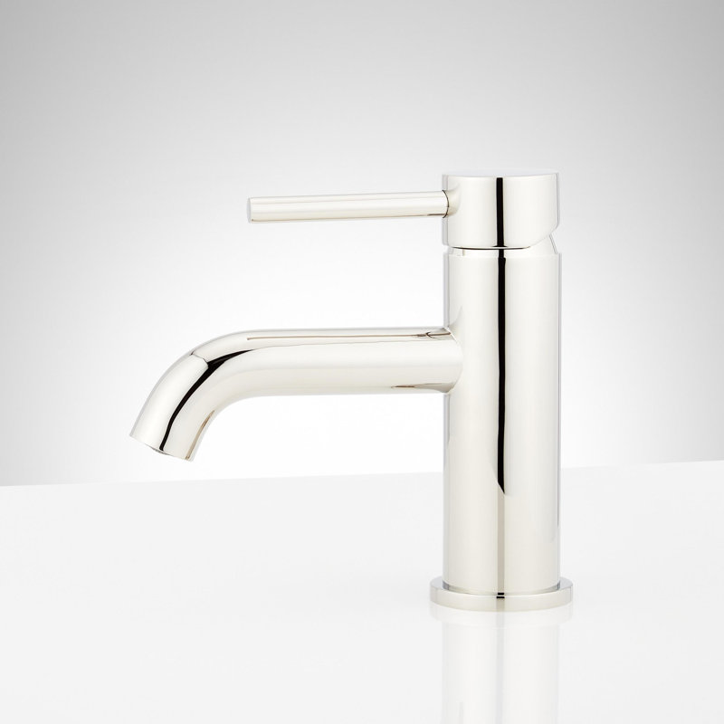 Lexia 1.2 GPM Single Hole Bathroom Faucet, Polished Nickel