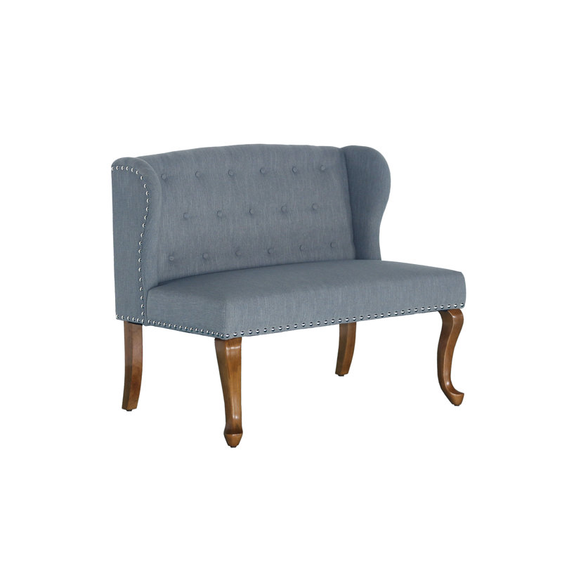 Alresford Upholstered 43.5'' Loveseat, Grey
