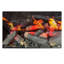 Foyer mural linéaire ultra-mince 35 po Litaeer Latitude (ZEF35XC) avec application WiFi, flamme multicolore, bûches de bois flottant et chauffe-eau 1500 W-1715627257