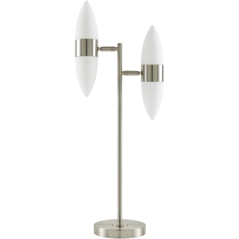 Decize Table Lamp, Silver