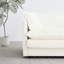 3 pièces, chaise d'appoint blanche, 3 pièces en chenille de qualité (3 pièces): confortable et confortable