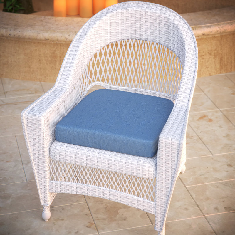 Coussin de siège d'extérieur Sunbrella, Tissage uni Sunbrella® océan