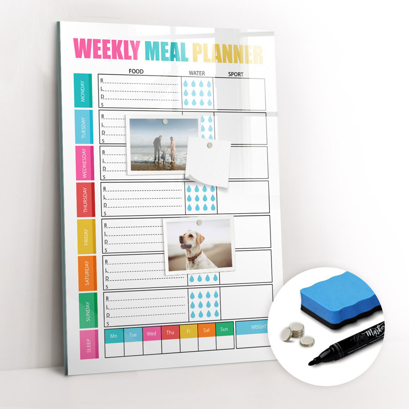 Magnetic Glass Dry Erase Board