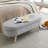 Ottoman Oval Storage Bench With Rubber Wood Legs For Footstool Seat And Storage Function-128633040-128633039