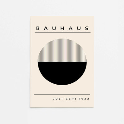 Impression éclaboussée de Bauhaus
