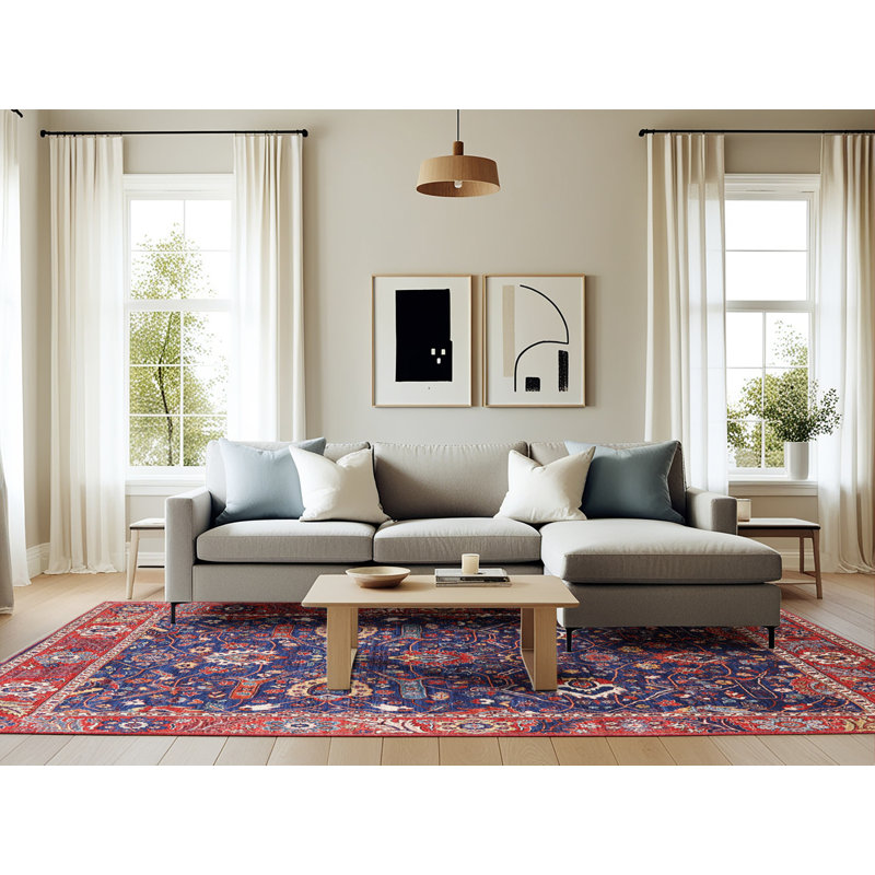 Oesch Oriental Indoor Rug, Rectangle 6' x 9'