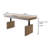 78.74" Modern Minimalist Cream-Colored Adjustable Multi-Function Desk with Wireless Charging