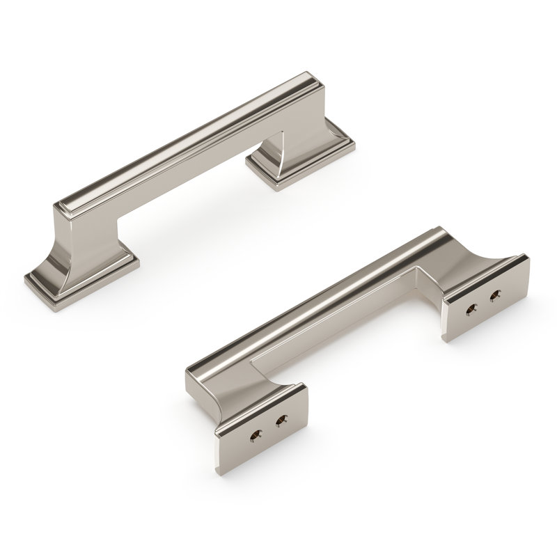 Brownstone Bar / Handle Pull, 3 3/4", Polished Nickel