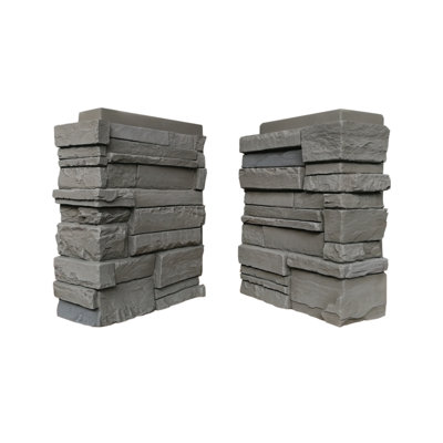 13" x 10.83" Stone Wall Paneling Corner  in Arizona Trail