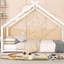 Lit double pleine grandeur en métal, blanc-615362860-615362861