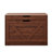  27.5"W Shoe Storage Bench with Cushion, Flip-Top Storage, Entryway Brown Shoe Rack-144379580