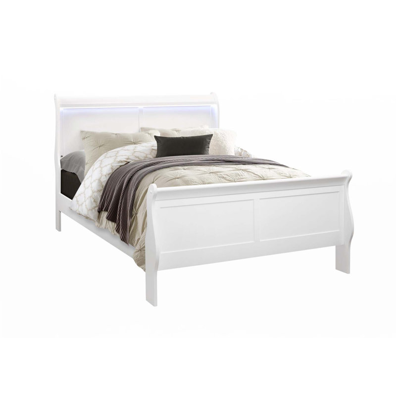 Ensemble de chambre à coucher 5 pièces, Grand, Blanc