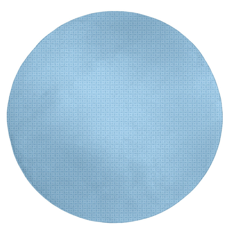 Chenille Indoor Rug, Round 5'