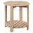 Round Engineered Wood Side End Table