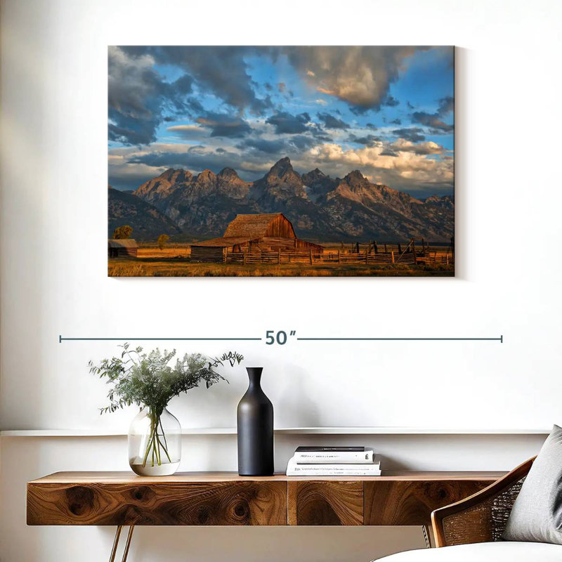Rustic Wyoming, 26" H x 39" W