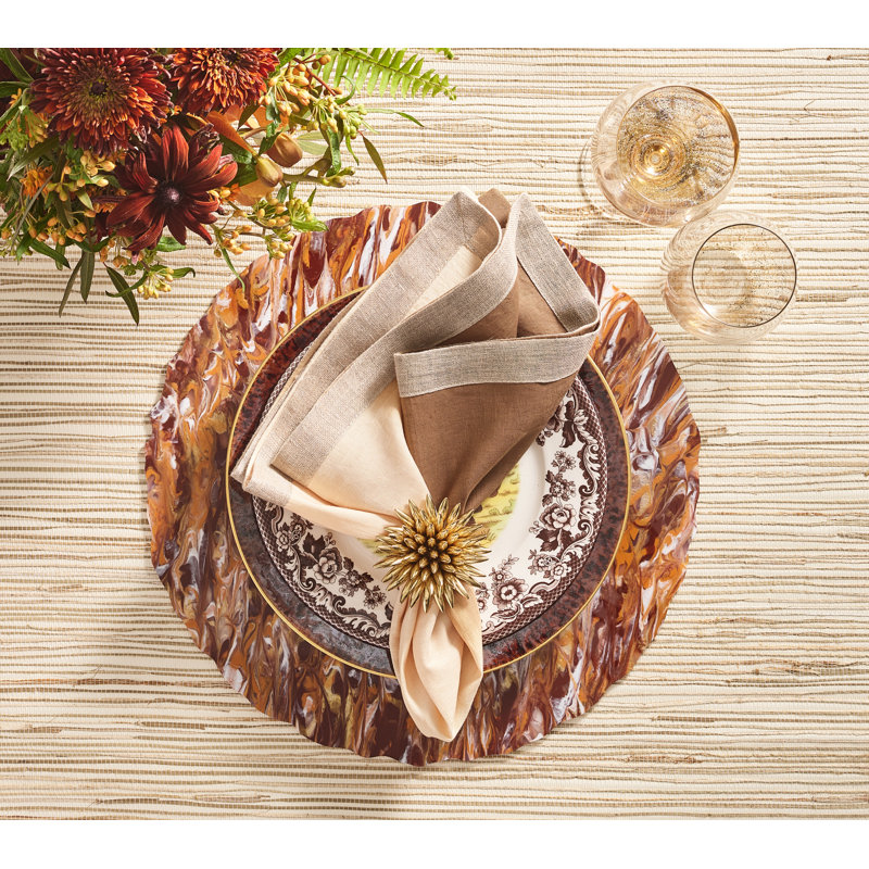Enamor Stellar Napkin Ring, Gold