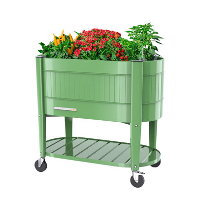 Lit de jardin surélevé avec pattes Permasteel