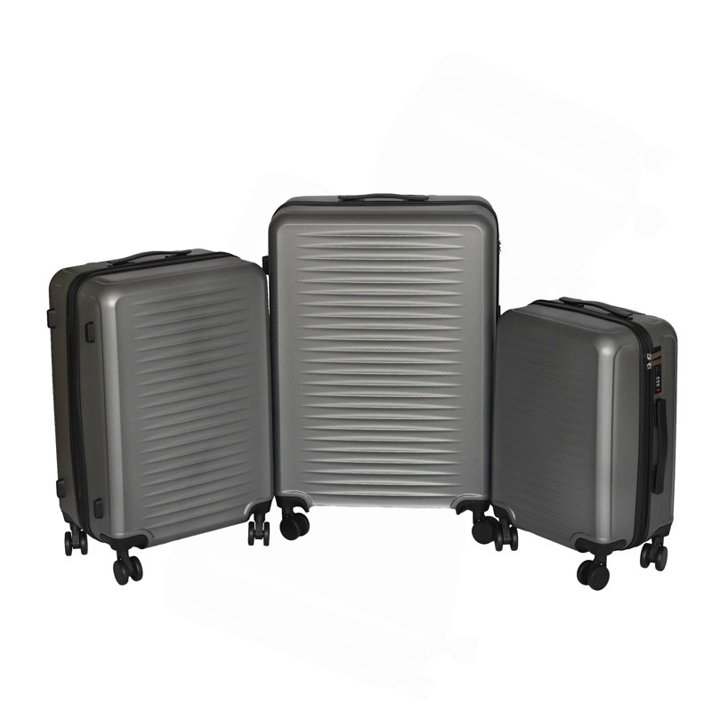 Modern dark gray suitcase