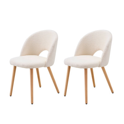 Ensemble de 2 chaises de salle à manger Teddy