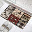 Vintage Mountain Wildlife Doormat, 24 x 36, for Front Door
