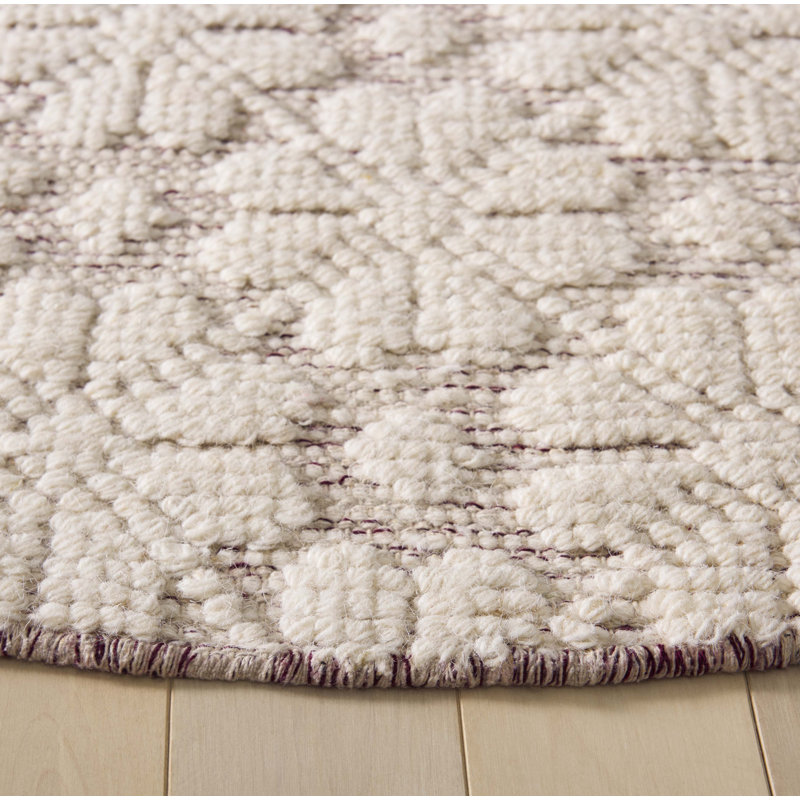 Martha Stewart Hand Woven Wool Rug, Round 6'
