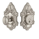 Nostalgic Warehouse Victorian Plate Single Cylinder Deadbolt