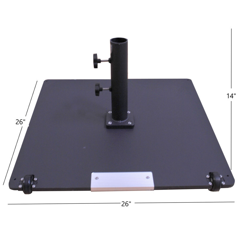 Base de parasol autoportante Phat Tommy, Noir