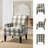 Iliana 27.15" Wide Transitional Upholstered Armchair with Nail Head Trim-944373096