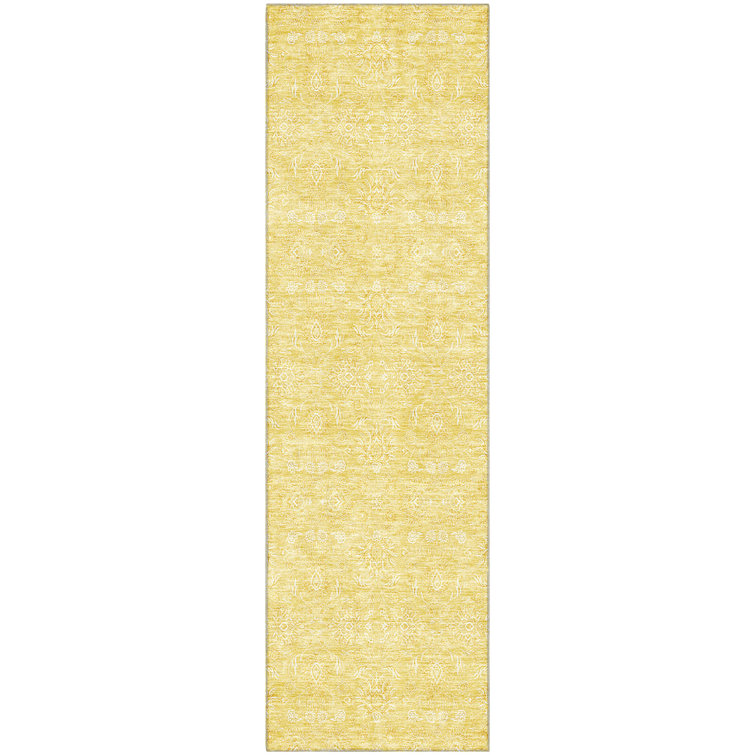 Premium Machine Washable Prisco Honey Rug