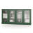 100% Solid Wood 64" Sideboard with Frosted Glass Doors and Adjustable Shelves-99106496