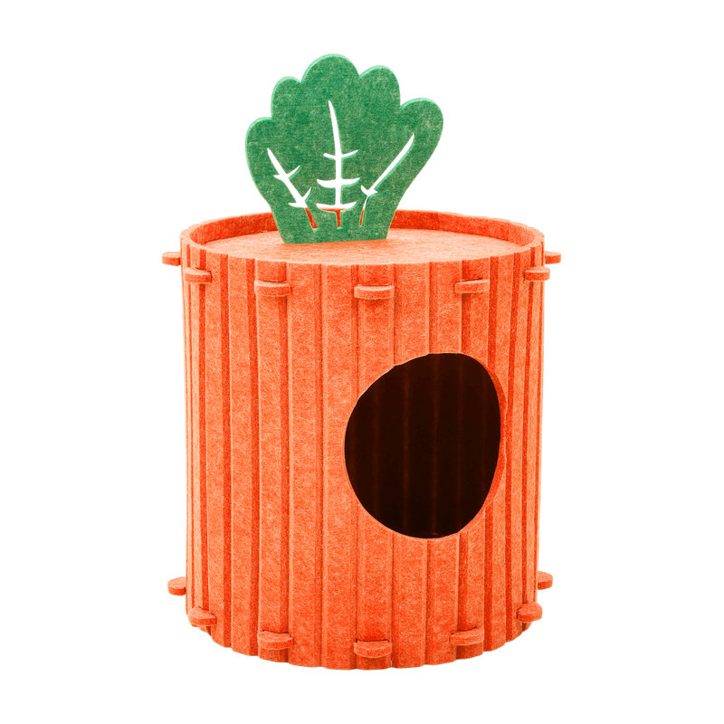 Nest Pet Bed, Orange