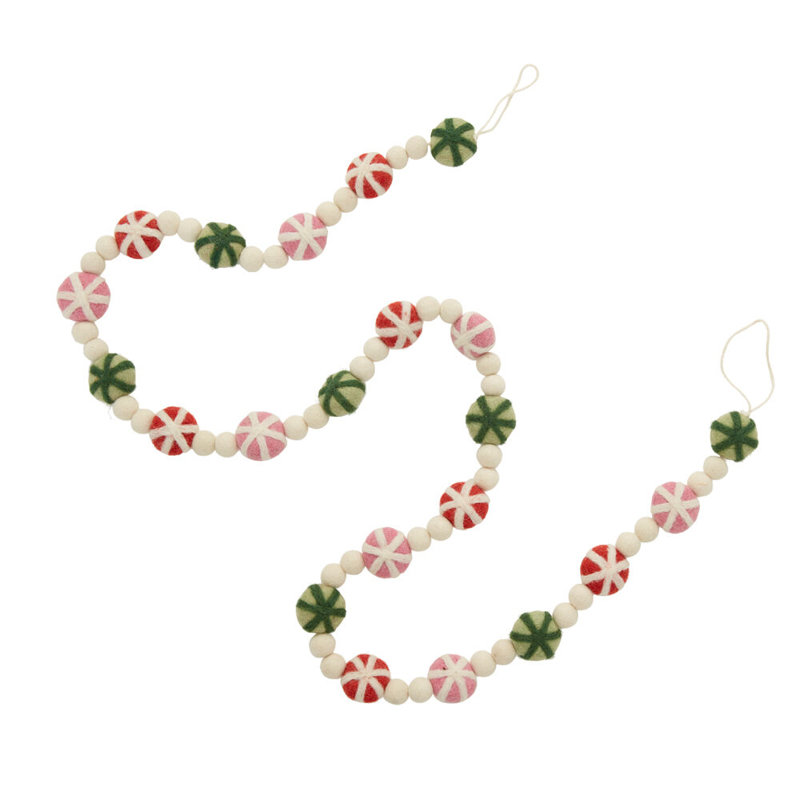 54'' in. Faux Garland, White