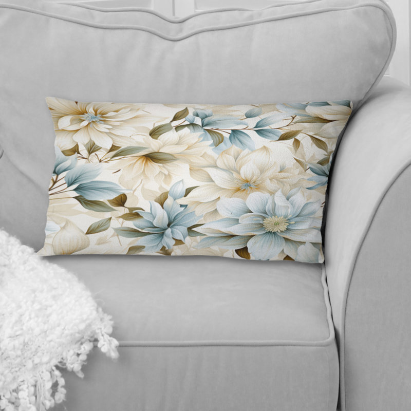 Motif de mandalas blancs, motif bohémien IV - motif floral imprimé