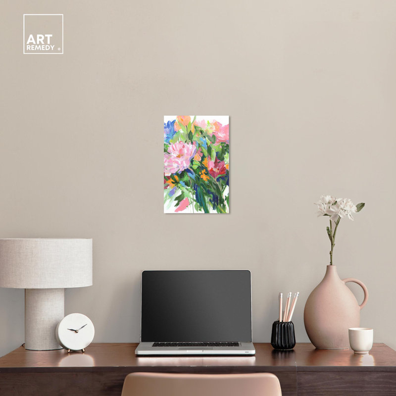 Blissful Beauty Canvas New Floral Wall Art by Art Remedy, 15" H x 10" W, Wrapped Canvas
