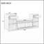 Banc de rangement tout-en-un avec coussin, compartiments, tiroirs et tablettes ouvertes, banc de rangement pour couloir, vestibule, salon (blanc)-129931429