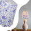 Abat-jour empire en tissu 10 "H
